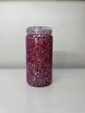 Pre made glitter snow globe tumbler
